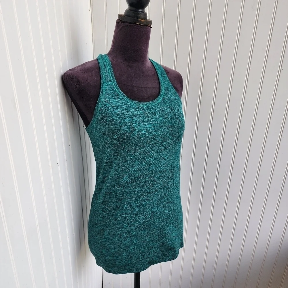Lululemon Women's Size 8 Dark Green Heather Racerback Stretch